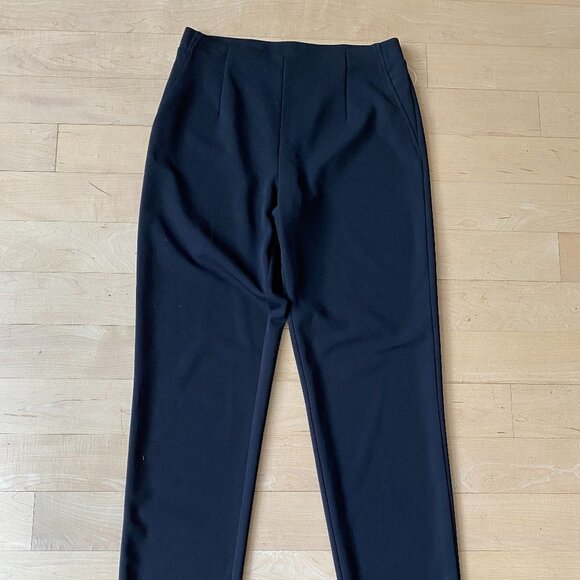h By Halston BNWT Pullon Ankle Crop Black Pant XS - Picture 2 of 7